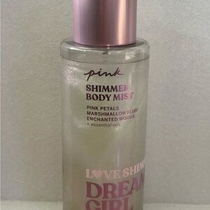 Pink Victoria Secret Dream Girl Shimmer Body Mist
